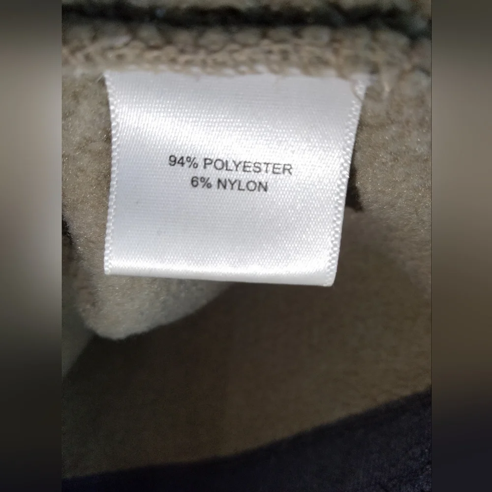 Peter Millar (Size XL) Men's Brown 1/4 Zip Mock Neck LS Fleece Pullover Sweater